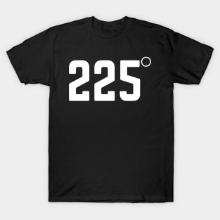 225 Degrees BBQ Grilling Smoking Meat T-Shirt